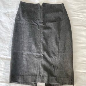 Express Grey Pencil Skirt